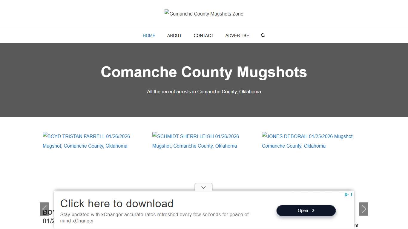 Comanche County Mugshots Zone